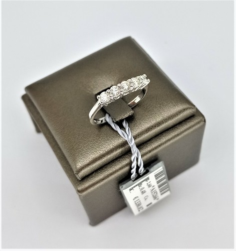 Anello oro bianco 18k - anello, 750