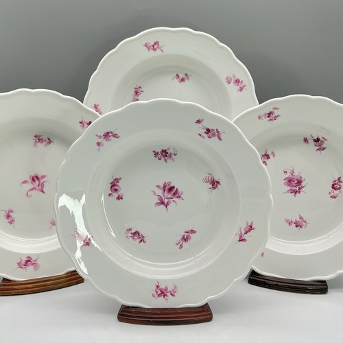 Meissen ciotole fiori - meissen, rosa