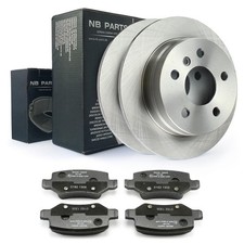 Dischi Freno Pastiglie Posteriori 258mm per Mercedes-Benz Classe A W169 B W245