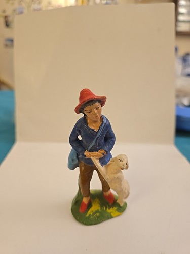 Personaggio presepe vintage - personaggio,