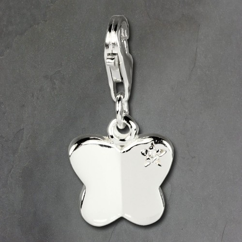 Silberdream charm farfalla - charm,