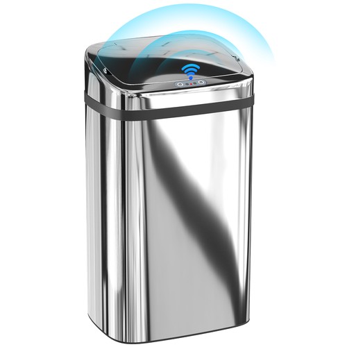 Homcom bidone rifiuti - da, 30l