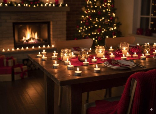 Set candele tealight pvc - in,