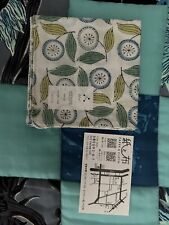 ADMI FAZZOLETTO GIAPPONESE MARCA COTONE XILOGRAFIA NUOVO 45CM DANZA INDIA