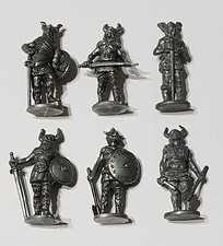 Soldatini kinder metal metallfiguren Serie Vichinghi 40mm ferro