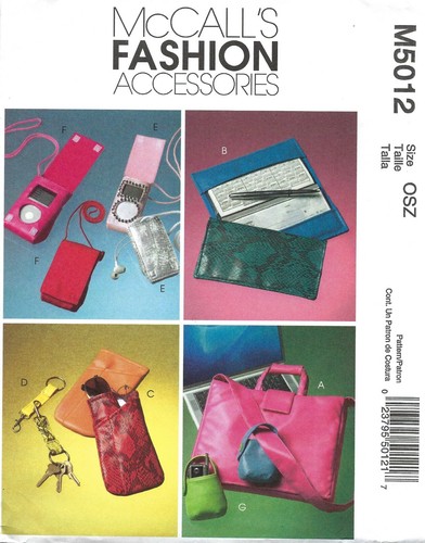 Mccall m5012 tote bag cover - bag,,