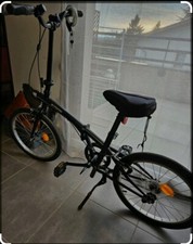 Bici pieghevole btwin - bici, nera