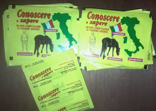 Lotto bustine conoscere e - conoscere,