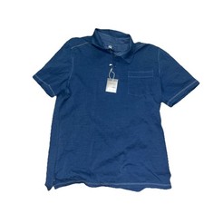 Polo uomo blu MINERALI cotone