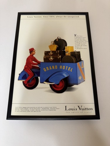 Framed louis vuitton luggage - louis,