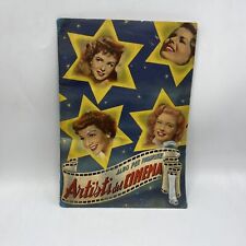 Albo per figurine " Artisti del cinema " Ed Lampo 1951 album incompleto