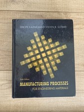 Manufacturing Processes for