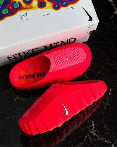 Nike mind 001 slide rosso - mind,
