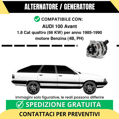 Alternatore audi 100 avant 8 - avant, 1.8