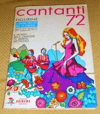 ALBUM FIGURINE PANINI   " CANTANTI '72 "     COMPLETO