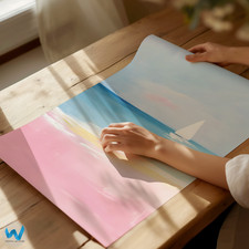 Poster barca a vela costiera