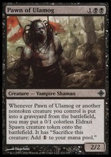 MTG PAWN OF ULAMOG EXC - PEDINA DI ULAMOG - ROE - MAGIC