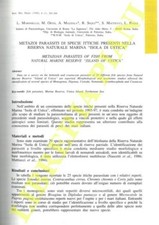 MARINIELLO L, ORTIS M., MAZZOLA A., SEQUI R., MATTIUCCI S., PAGGI L. - Metazoi
