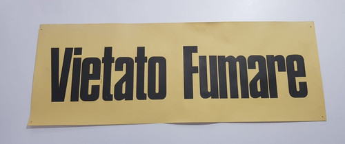 Vietato fumare manifesto - vietato,