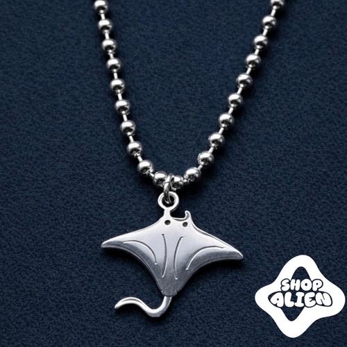 Collana manta ray catena sfera - collana,