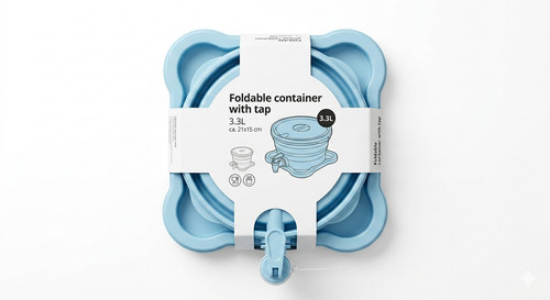 Contenitore pieghevole con - contenitore,