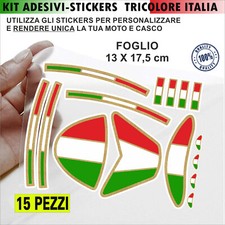 Kit 15 adesivi tricolore