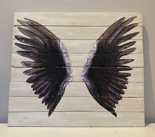 Quadro acrilico pallet - acrilico,