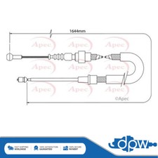 Fits Skoda Fabia VW Polo Seat Ibiza Cordoba Hand Brake Cable Rear DPW