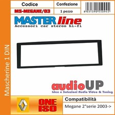 MASCHERINA AUTORADIO 1 DIN PER