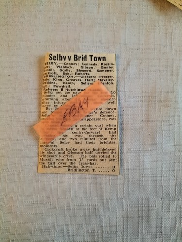 1970 selby bridlington - selby, v