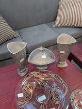 Coppia Di Vasi E Centrotavola