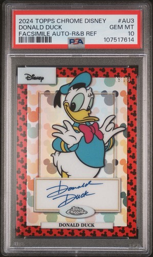 Paperino topps chrome auto 28 - paperino, /28