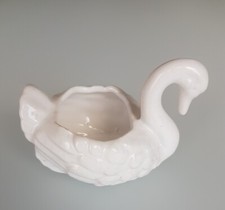 Cigno Porcellana Porta Oggetti