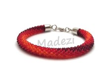 Seed Bead Crochet Bracelet