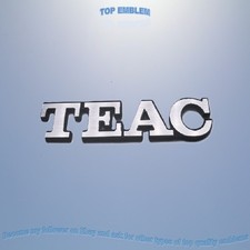 TEAC 35x10mm emblema badge