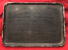 VASSOIO VINTAGE IN LEGNO LACCATO NERO ANNI’50/’60