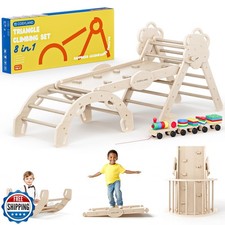 COSYLAND Pikler Triangle Set 8