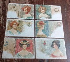 6 CARTOLINE D'EPOCA ART