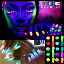 Glow in the Dark Nail Powder