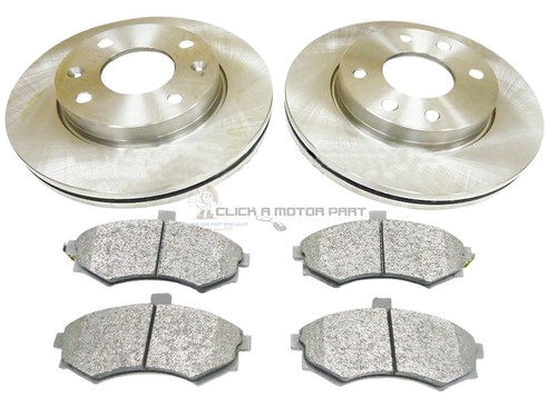 Front brake discs pads - discs, set