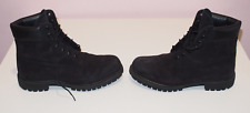 Anfibi Timberland Heritage Premium in pelle nera 6 inch size 43,5 9,5 10073