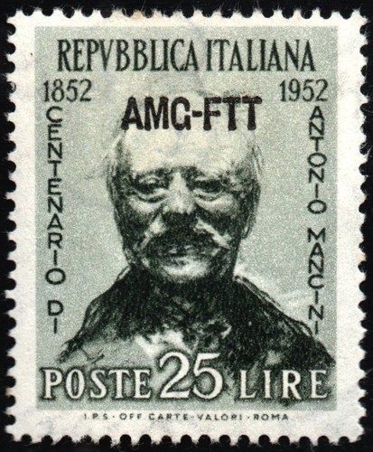 Trieste zona amg ftt 1952 - trieste, a