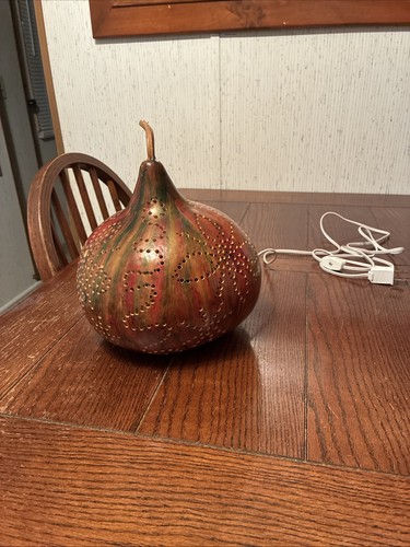 Lampada zucca fatta - a, mano