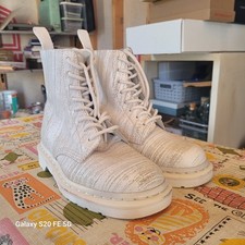Dr. Martens White Mono Painter