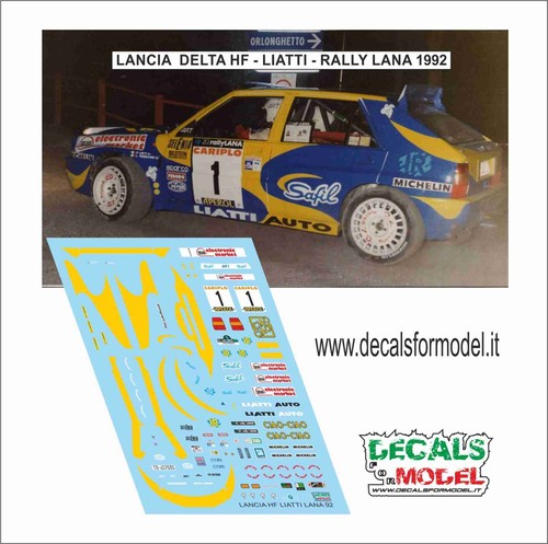 Decals lancia delta hf - decals,