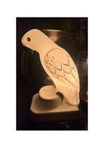 Veuilleuse Table Lamp Parrot Robj Paris France Porcelain Decó