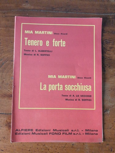 Spartito musicale due canzoni - spartito,