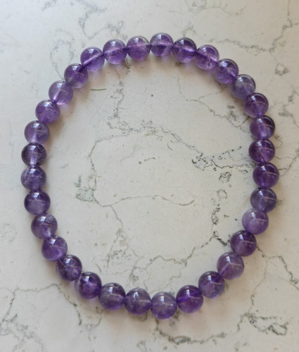 Amethyst armband lila - amethyst,