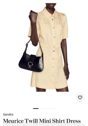 Sandro meurice mini camicia - sandro,