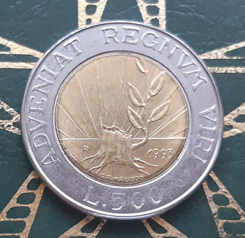500 lire 1993 - (£),